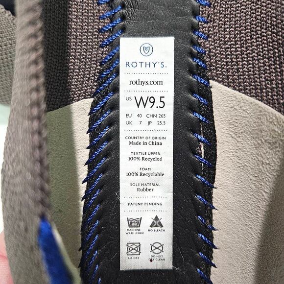 ROTHY'S The Point Flat Mink Dusty Purple Retired Pointed Toe Flats Shoes EUC 9.5 - Picture 3 of 5